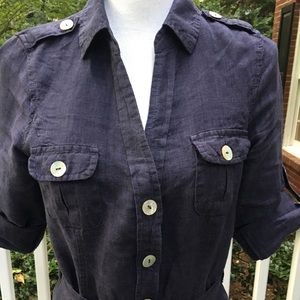 Malvin Hamburg Germany Linen Dress